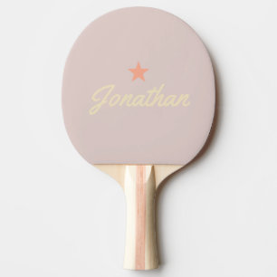 MidCentury Lavender Kiss Vintage PK Star Signature Ping Pong Paddle