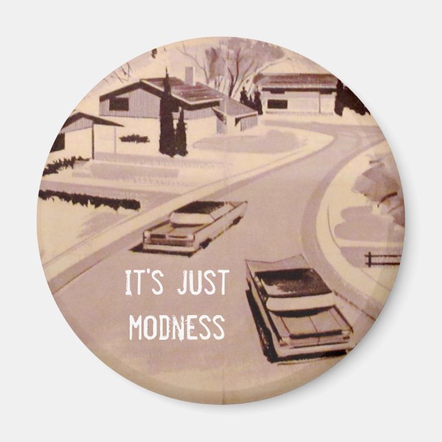 Midcentury Modern Architecture Magnet (Front)