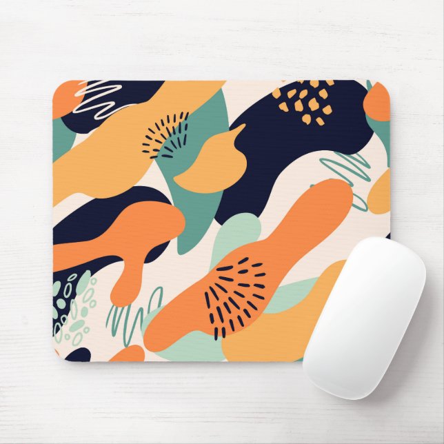 Midcentury Modern Art Mouse Pad (With Mouse)