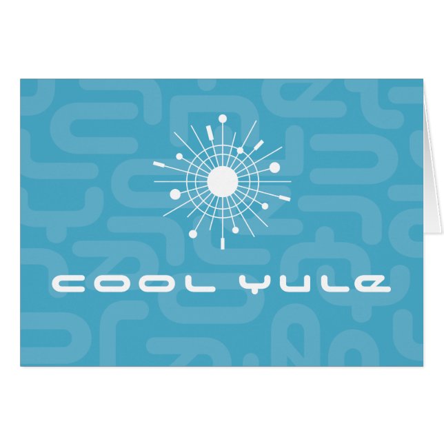 Midcentury Modern Cool Yule Retro Christmas MOD (Front Horizontal)