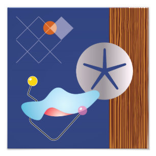 Midcentury Modern Design Eames Homage Print