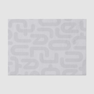Midcentury Modern Minimalist Elegant Luxury Grey Tissue Paper