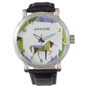 MidCentury Modern Name Unicorn Powerful Animal Watch
