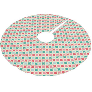 Midcentury Modern Personalised Tree Skirt