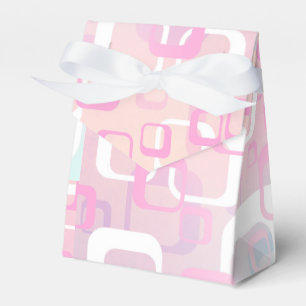 MidCentury Modern Pink Favour Box