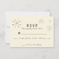 Midcentury Modern Retro Vintage Style Wedding