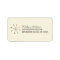Midcentury Modern Style Retro Return Address