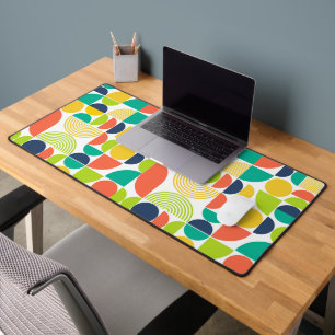 MidCentury Modern Vintage Retro Abstract Art Desk Mat