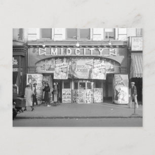 Midcity Movie Theatre, 1937 Postcard