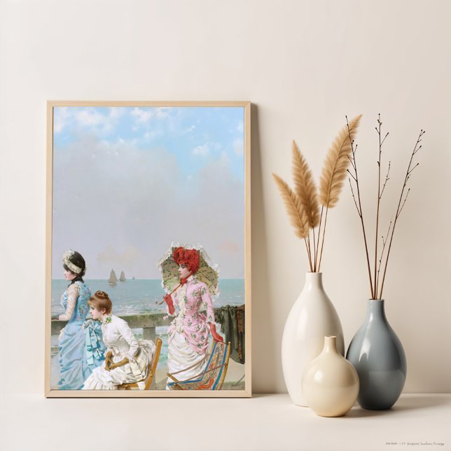 Midday at the sea by Vittorio Matteo Corcos Photo Print (Creator Uploaded)