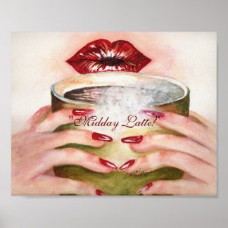 "Midday Latte!" 8x10 Print