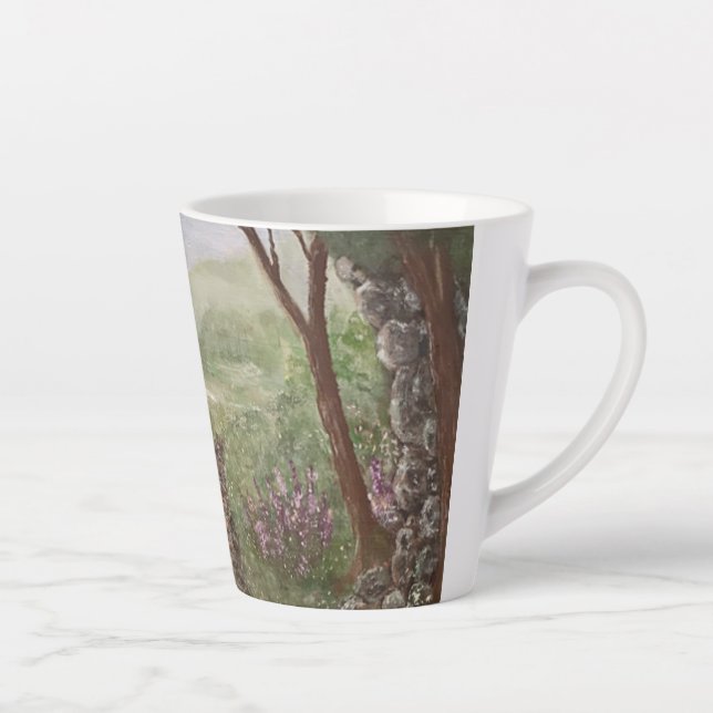 Midday Meadow Latte Mug (Right)