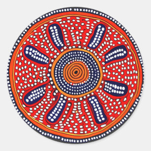 Midden Classic Round Sticker