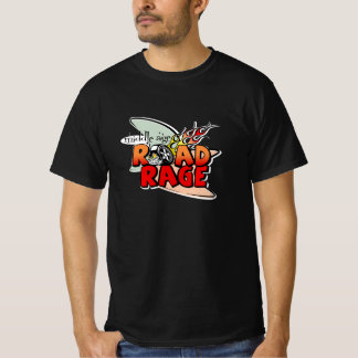 Middle Age Road Rage Logo Biker T-shirt- T-Shirt