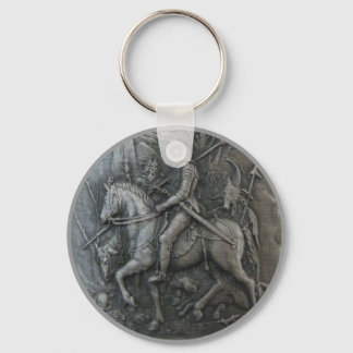 Middle Ages Knight Keychain