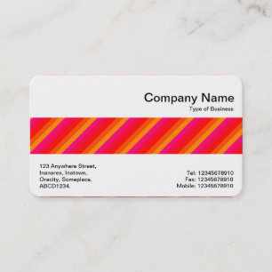 Middle Band - Colour Stripes Business Card