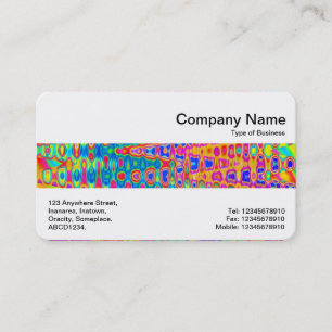 Middle Band - Colourful Waves Business Card