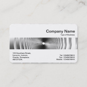 Middle Band - Long Spring B&W Business Card
