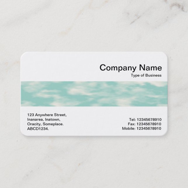 Middle Band - Sky Business Card (Front)