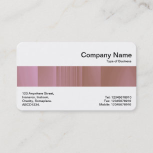 Middle Band - Strawberry Chocolate Business Card
