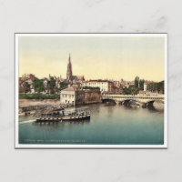 Middle Bridge, Metz, Alsace Lorraine, Germany vint