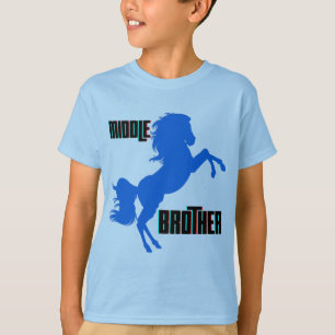 Middle Brother Horse Rearing T-Shirt