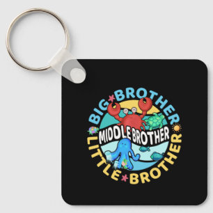 Middle Brother is a Big and Little Brother Key Ring