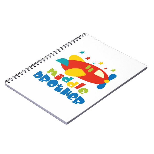 Middle Brother Plan Stars Notebook (Left Side)