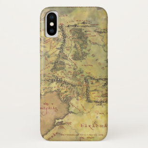 MIDDLE EARTH™ #2 Map iPhone X Case