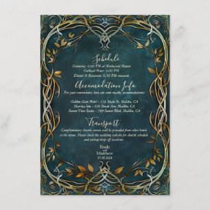 Middle-earth Majesty Wedding Enclosure Card