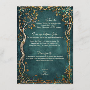 Middle-earth Majesty Wedding Enclosure Card