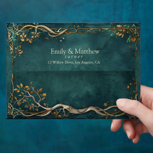 Middle-earth Majesty Wedding  Envelope