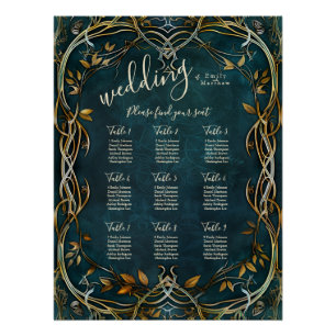 Middle-earth Majesty Wedding Seating Chart