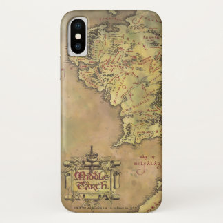MIDDLE EARTH™ Map iPhone X Case