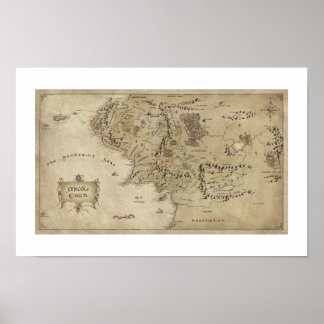 MIDDLE-EARTH™ Map Poster