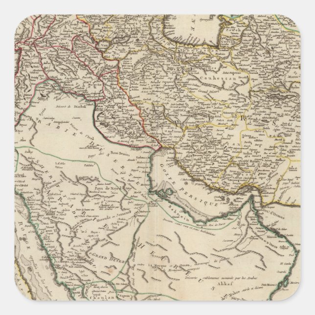 Middle East 2 Square Sticker (Front)