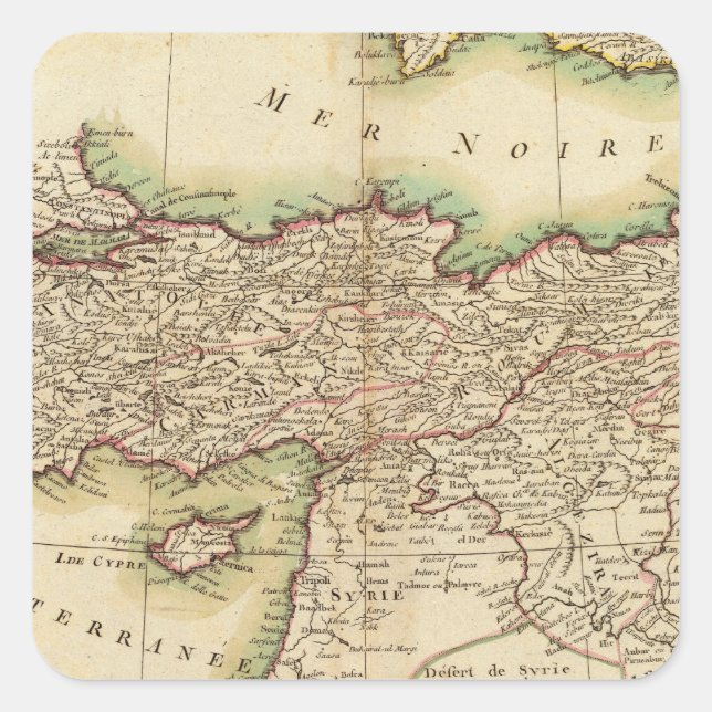 Middle East 3 Square Sticker (Front)