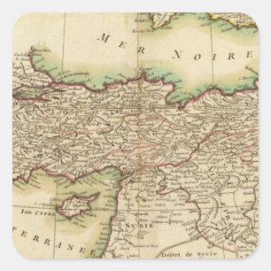 Middle East 3 Square Sticker