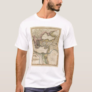 Middle East Atlas Map T-Shirt