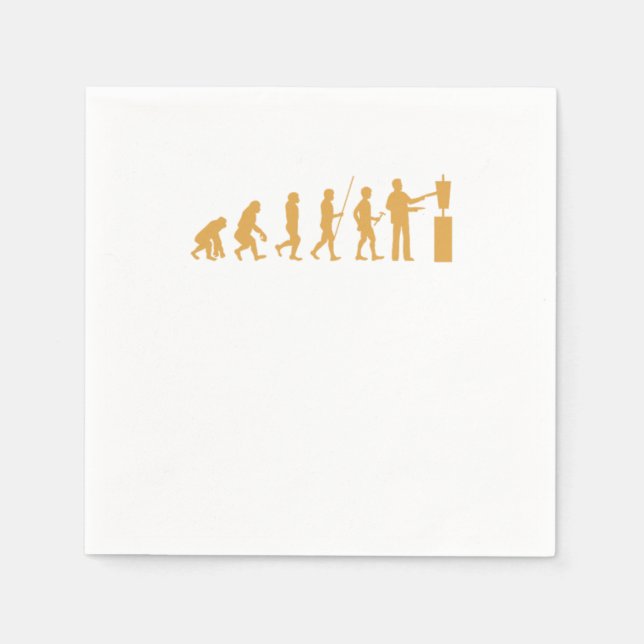 Middle East Beef Doner Kebab Chef Business Owner E Napkin (Front)