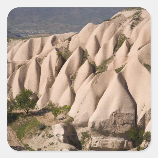 Middle East central part of Turkey in Square Sticker (Front)