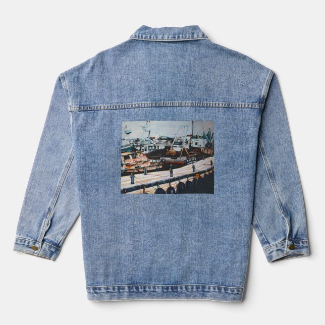 Middle East Martine Jaffe, Israel Denim Jacket (Back)