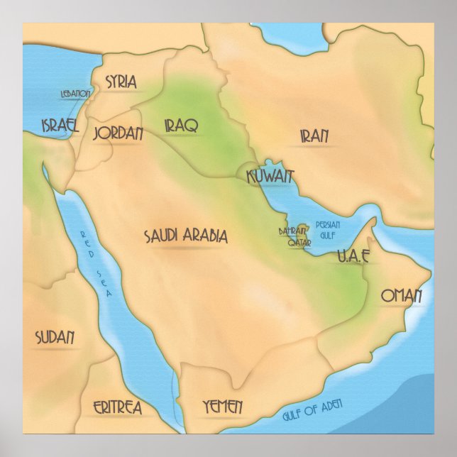 Middle East Poster (Front)