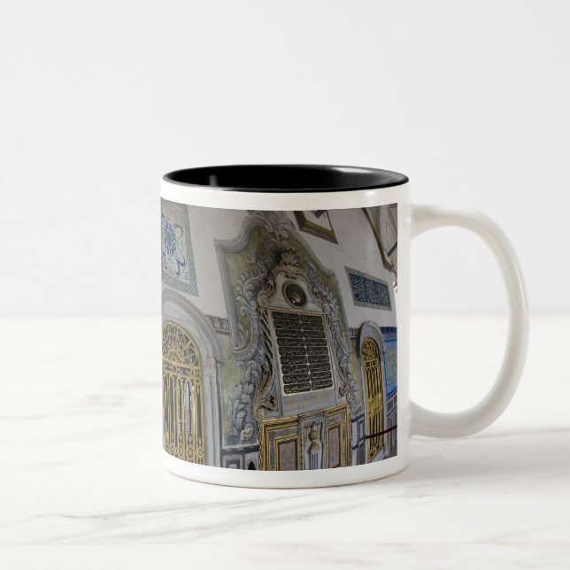 Middle East Turkey and city of Istanbul with the 2 Two-Tone Coffee Mug (Right)