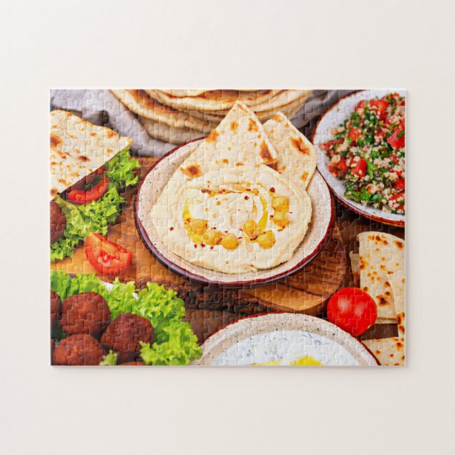 Middle Eastern Arab Food Jigsaw Puzzle (Horizontal)