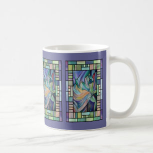 Middle Eastern Belly Dancer With Pastel Veils Coffee Mug