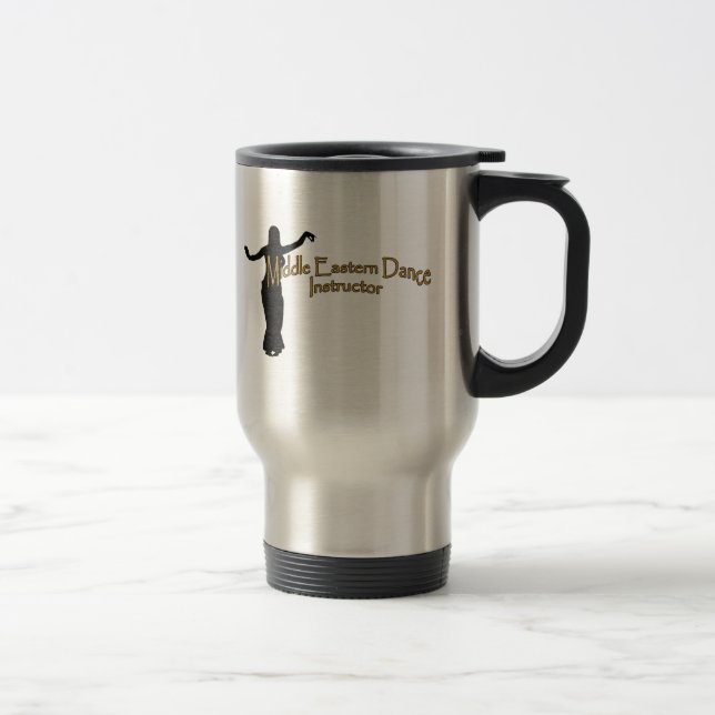Middle Eastern Dance Instructor Travel Mug (Right)