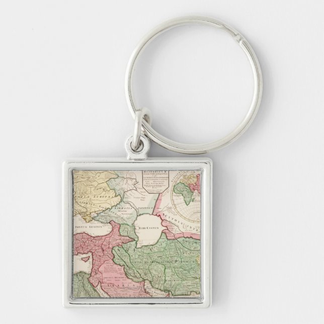 Middle EastPanoramic MapMiddle East Key Ring (Front)