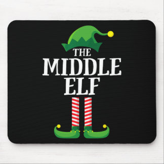 Middle Elf Shirt Matching Family Fun Sibling Group Mouse Pad
