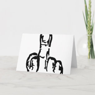 Middle Finger Card